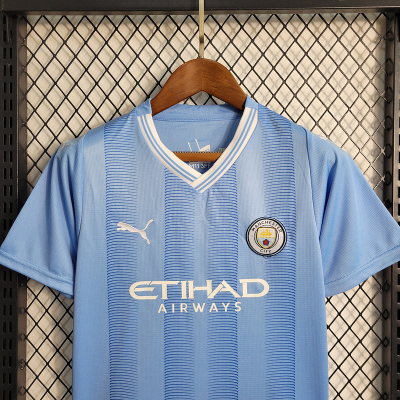Manchester City Home Kit 2023-2024 - Kids Version